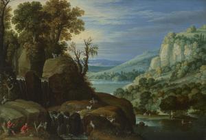 Ryckaert Marten 1587-1631,An extensive river landscape with goatherds playin,Christie's 2024-01-31