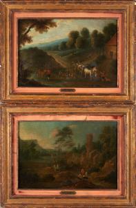 Ryckaert Marten 1587-1631,Pair of Landscapes,Skinner US 2023-11-02