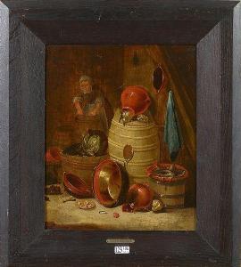 RYCKHALS Frans, François 1600-1647,La cuisinière dans le garde-manger,VanDerKindere BE 2019-11-13