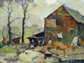 RYDER Chauncey Foster 1868-1949,THE CIDER MILL,Freeman US 2009-06-21