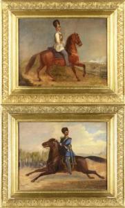 rydholm sven leonard 1821-1885,Ryska officerare till häst,1877,Crafoord SE 2011-11-26