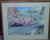 RYK HEUFF,Maglioli driving a Ferrari 375 in the Carrera Pan ,Simon Chorley Art & Antiques 2007-10-04