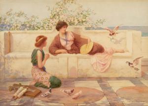 RYLAND Henry 1856-1924,The longed-for love message,Galerie Koller CH 2023-09-22