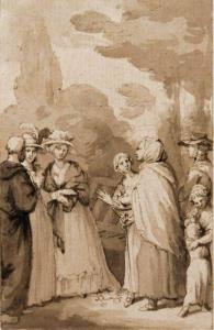 RYLEY Charles Reuben 1752-1798,A GROUP OF LADIES IN CONVERSATION,Sworders GB 2010-02-16