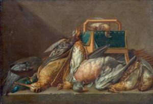 RYSBRACK Peter Andreas 1690-1748,A hunting still life with birds,Venduehuis NL 2019-11-13