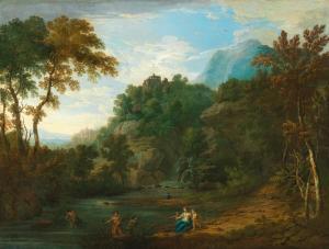 RYSBRACK Pieter,A landscape with Latona and the Lycean peasants,Palais Dorotheum 2019-12-18