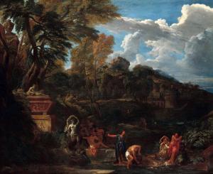 RYSBRACK Pieter 1655-1729,Paesaggio con scena di baccanale,Cambi IT 2021-06-16