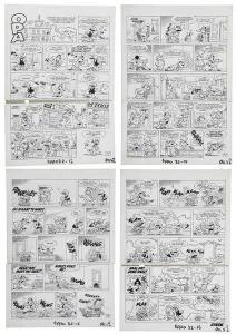 RYSSACK Eddy 1928,Originele tekenplaten van een kortverhaal Opa, ver,Bernaerts BE 2013-12-08