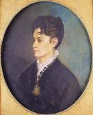 SÁNCHEZ SANTAREN LUCIANO 1864-1945,Retrato de dama,1881,Alcala ES 2006-02-15