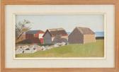 SÖDERGREN Sigfrid «Siffran» 1900-1900,Hus vid kust,Uppsala Auction SE 2016-09-27