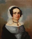 SöMMER Georg Johann,Portrait of Princess Juliane of Denmark,1843,Bruun Rasmussen 2017-06-12