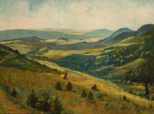 SÜNNEN Josef 1896-1969,Bergige Landschaft,1940,Wendl DE 2019-02-28
