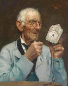 SÜSS Josef Johann 1857-1937,The Clockmaker,1906,Palais Dorotheum AT 2014-09-18