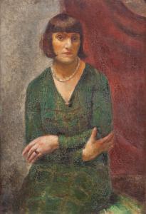 SÜSSLE MUSZKIETOWA Janina,Portrait of an artist Maria Mrozińska,1927-1928,Desa Unicum 2021-10-26
