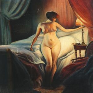 S RASMUSSEN Erik 1900-1900,Portrait of naked woman,Bruun Rasmussen DK 2014-08-04
