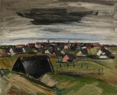 SAABYE Svend 1913-2004,Landscape with houses,Bruun Rasmussen DK 2022-10-18