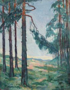 SAALBORN Louis 1890-1957,A luminist landscape,1918,Venduehuis NL 2023-11-16