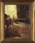 SAALBURG E. v 1900-1900,Interieur im Sonnenlicht,DAWO Auktionen DE 2021-05-28