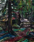 SAARINEN Yrjo 1899-1958,PATH IN FOREST,1947,Bukowskis SE 2011-05-25