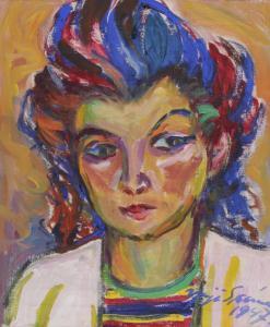 SAARINEN Yrjo 1899-1958,Portrait einer Dame,Palais Dorotheum AT 2019-11-12
