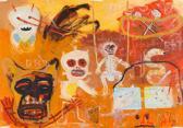 SAAYMAN Willie 1962,Abstract with Figures,2011,Strauss Co. ZA 2022-10-03