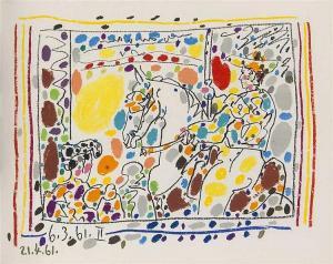 SABARTESGUAL Jaime I 1881-1968,A los toros mit Picasso,Jeschke-Greve-Hauff-Van Vliet DE 2016-09-16