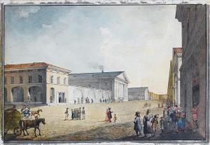 SABAT SAMUEL Karl Friedrich,A view of Sadovaya ulitsa, St Petersburg,1820,Bonhams 2010-11-29