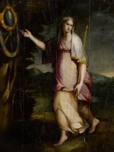 SABATINI DA BOLOGNA Lorenzo 1530-1576,Allegorical Figure, Probably Prudence,Sotheby's GB 2021-10-22