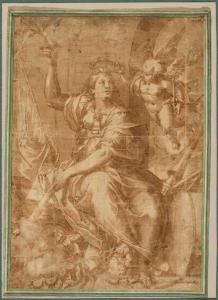 SABATINI DA BOLOGNA Lorenzo 1530-1576,Female allegory of peace,Galerie Koller CH 2021-03-26
