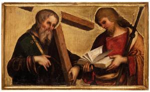 SABATINI DA SALERNO Andreas,San Giovanni Evangelista e santo,Wannenes Art Auctions 2022-11-29