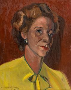 SABOGAL José 1888-1956,Portrait of Florence Arquin,1946,Hindman US 2023-02-10