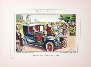 SABRAN Guy,Renault Le Coupé de Vile 1905 Elégantes à Longcham,Artprecium FR 2017-06-28