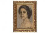 SACCONI ETTORE 1800-1900,SACCONI  PORTRAIT OF WOMAN,1927,Babuino IT 2015-05-18
