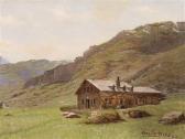 SACHS Hans 1904-1944,View of the Rainer cabin in Kaprun,Palais Dorotheum AT 2011-09-22
