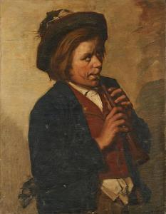 SACRE Emile 1844-1882,Le jeune joueur de pipeau.,Horta BE 2015-05-11