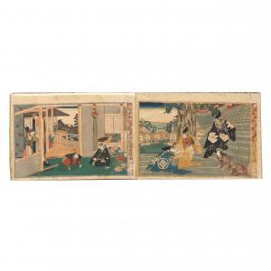 SADANOBU Hasegawa 1809-1879,Album of Woodblock Prints of the 47 Ronin,1840,Leland Little 2023-03-23