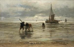 SADEE Philippe L.J.F 1837-1904,Ankerligten' / Preparing the anchor for arrival,Venduehuis 2023-11-14