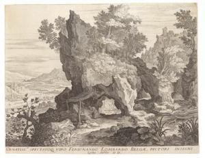 SADELER Egidius 1570-1629,Rocky landscape with Saint Jerome,1600,Palais Dorotheum AT 2018-10-02