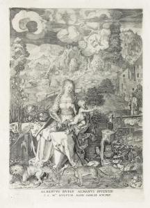 SADELER Egidius 1570-1629,The Virgin and Child on a Grassy Bank,1660,Swann Galleries US 2017-05-02