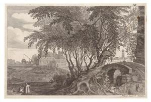 SADELER Marcus 1614-1660,A landscape with a bridge,1600,Palais Dorotheum AT 2018-10-02