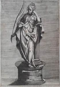 SADELER Marcus 1614-1660,Allegoria della Costanza,Bertolami Fine Arts IT 2021-04-29