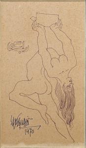 SADEQUAIN 1937-1987,Untitled (Sketches),1970,Bonhams GB 2021-10-25