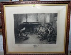 SADLER Walter Dendy 1854-1923,A roundhead prisoner before a Cavalier ,Bellmans Fine Art Auctioneers 2017-06-10