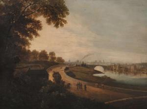 SADLER William II 1782-1839,A View of Dublin from Chapelizod,Adams IE 2019-06-12