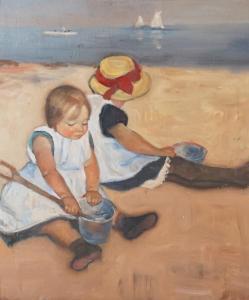 SAEGER de Anne 1947,Jeux de plages,Ruellan FR 2021-07-24