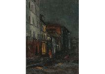 SAEKI Yuzo 1898-1928,A Street in Paris,1927,Mainichi Auction JP 2021-07-31