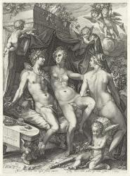SAENREDAM Jan Pietersz. 1565-1607,Bacchus,1600,Swann Galleries US 2019-05-02