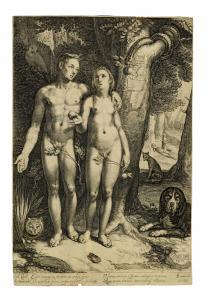 SAENREDAM Jan Pietersz 1565-1607,La caduta dell'uomo,1605,Gonnelli IT 2023-11-28