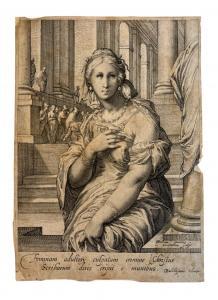 SAENREDAM Jan Pietersz 1565-1607,La donna adultera,Dams Casa d'Aste IT 2024-02-15