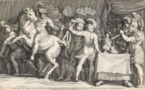 SAENREDAM Jan Pietersz 1565-1607,The Arrival of Furius Camillus,1595,Swann Galleries US 2024-04-18